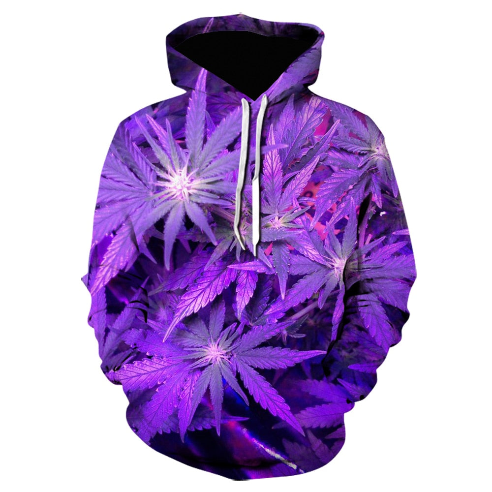 Pull Fleuri <br> Weed Violette