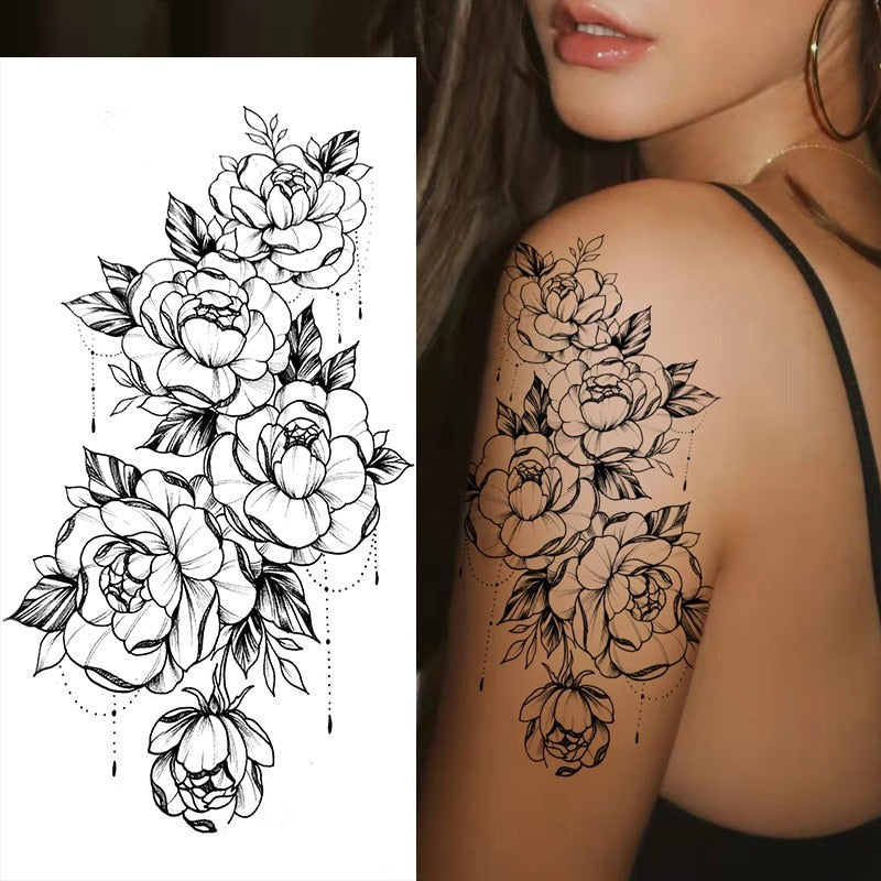 Tatouage Fleur <br> Epaule