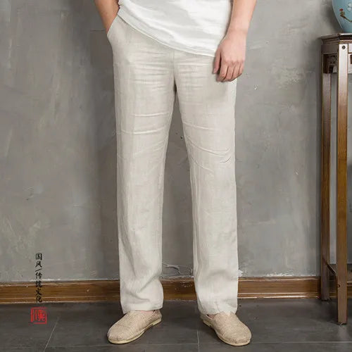 Pantalon De Lin Homme