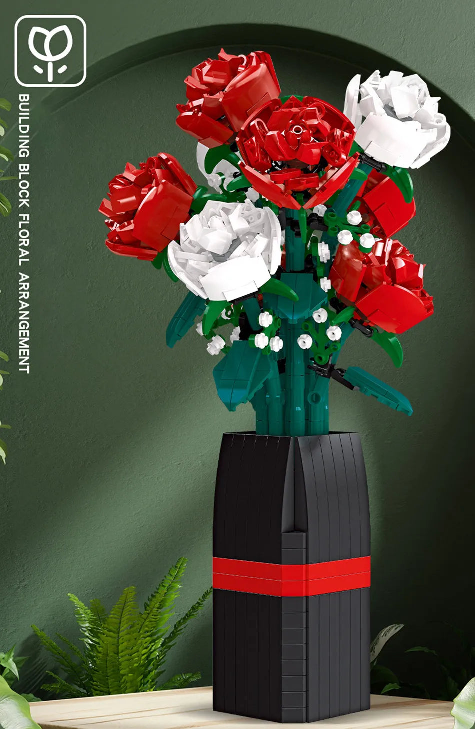 Fleur Lego Saint Valentin