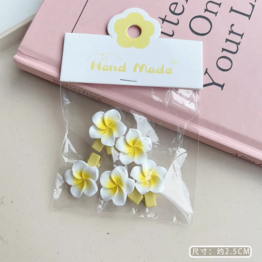 Pince Fleur <br> Cheveux Pack De 6