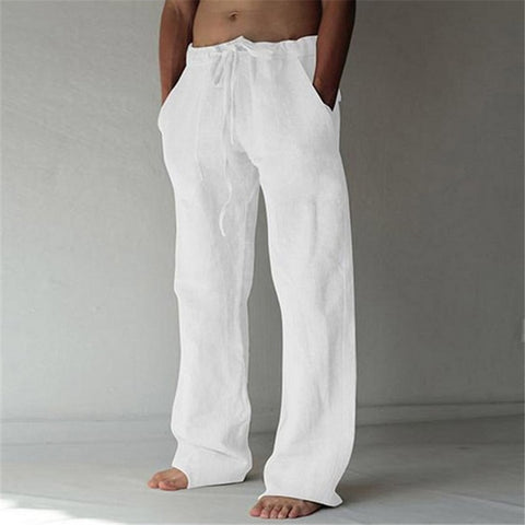 Pantalon Lin Homme  Fashion