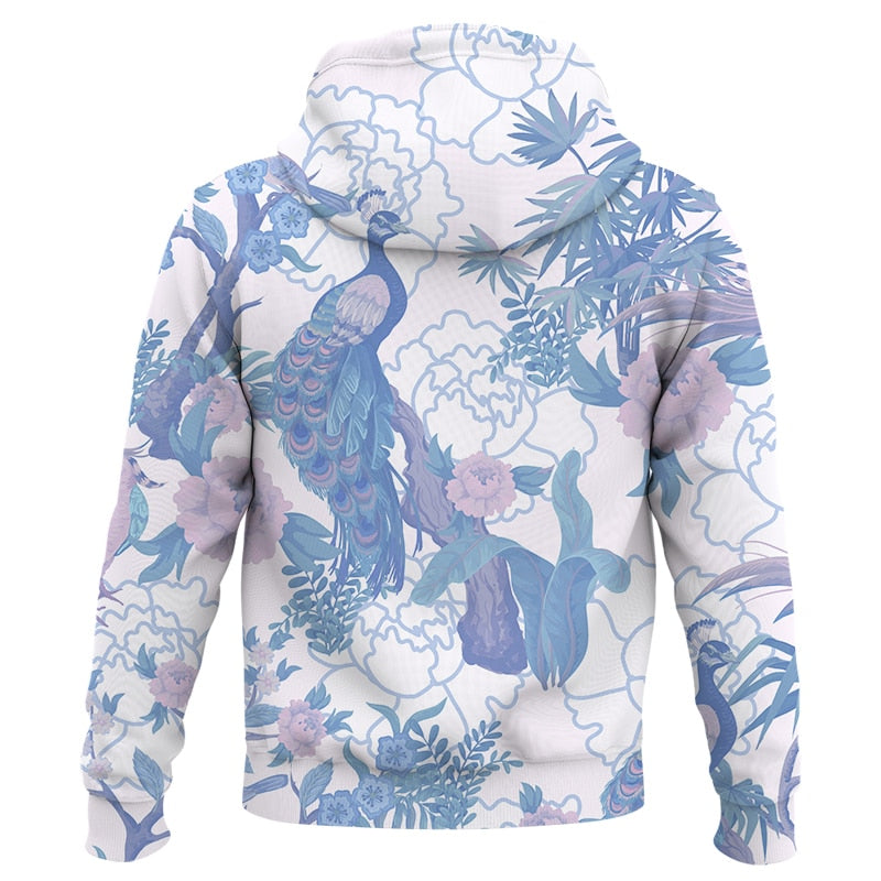 pull Fleuri <br> Oiseau