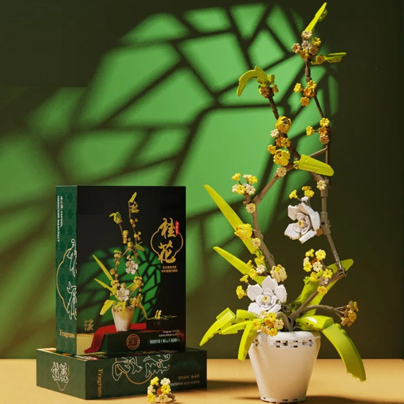 Lego Adulto Flor Orquídea