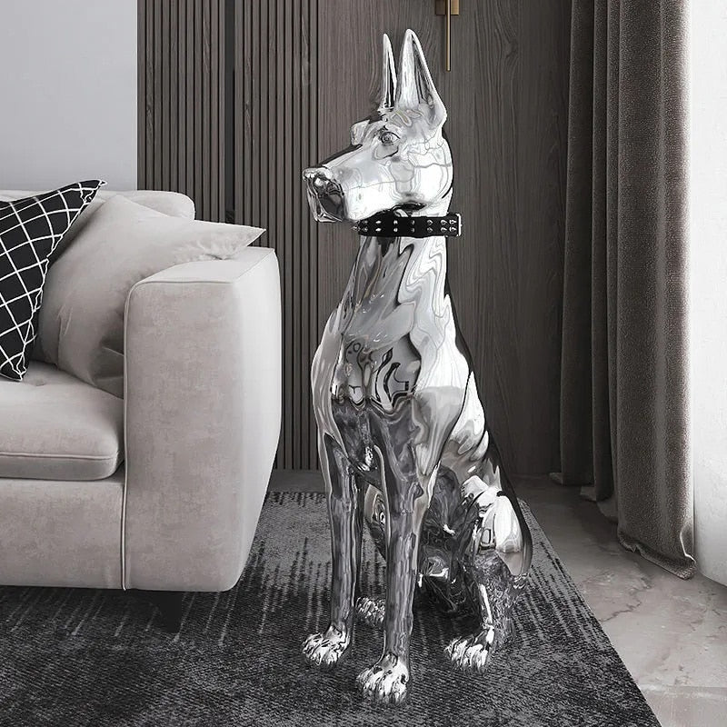 Statue De Jardin <br> Chien