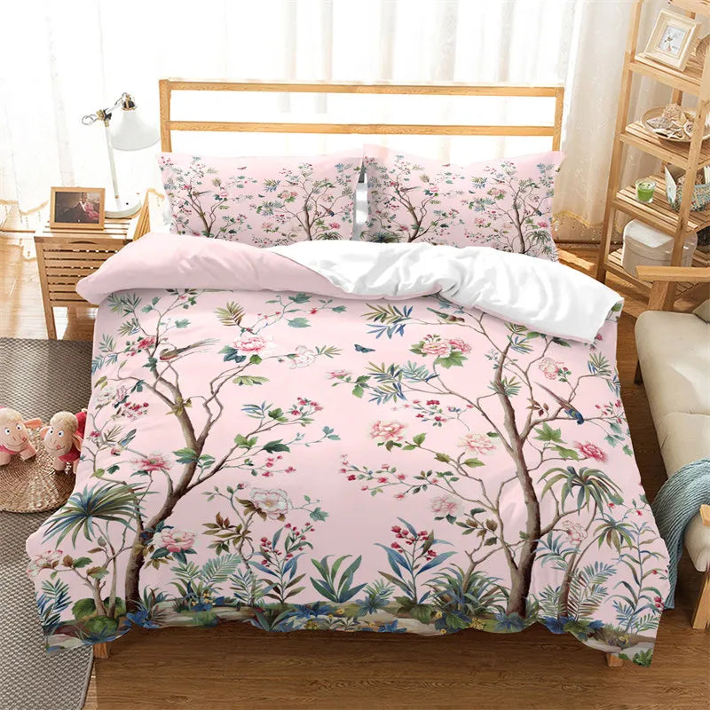 Housse De Couette Fleurie <br> Jardin