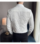 Chemise A Fleur Homme  Slim