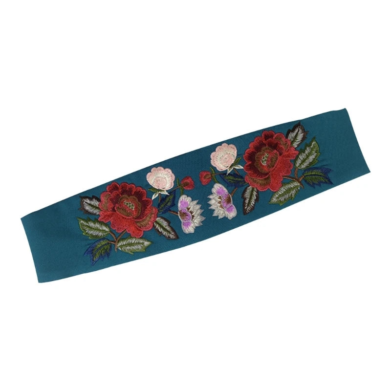 Ceinture Fleur <br> Bleu