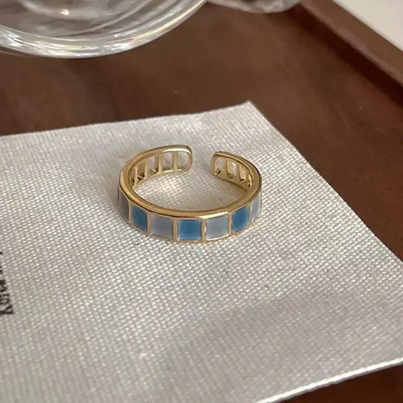 White Rose Flower Ring