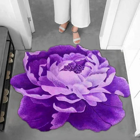 Tapis Fleur  De Vie Violette