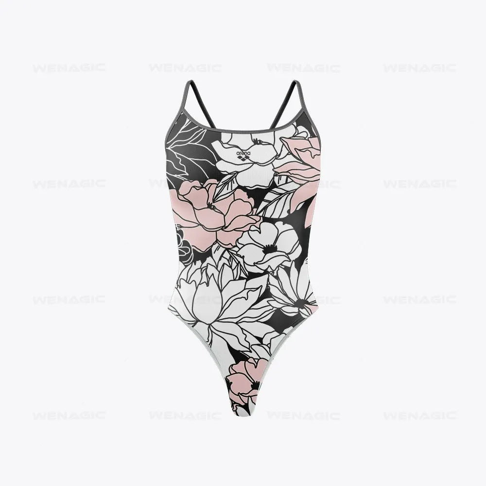 Maillot De Bain Fleuri <br> Epuré Bouquet