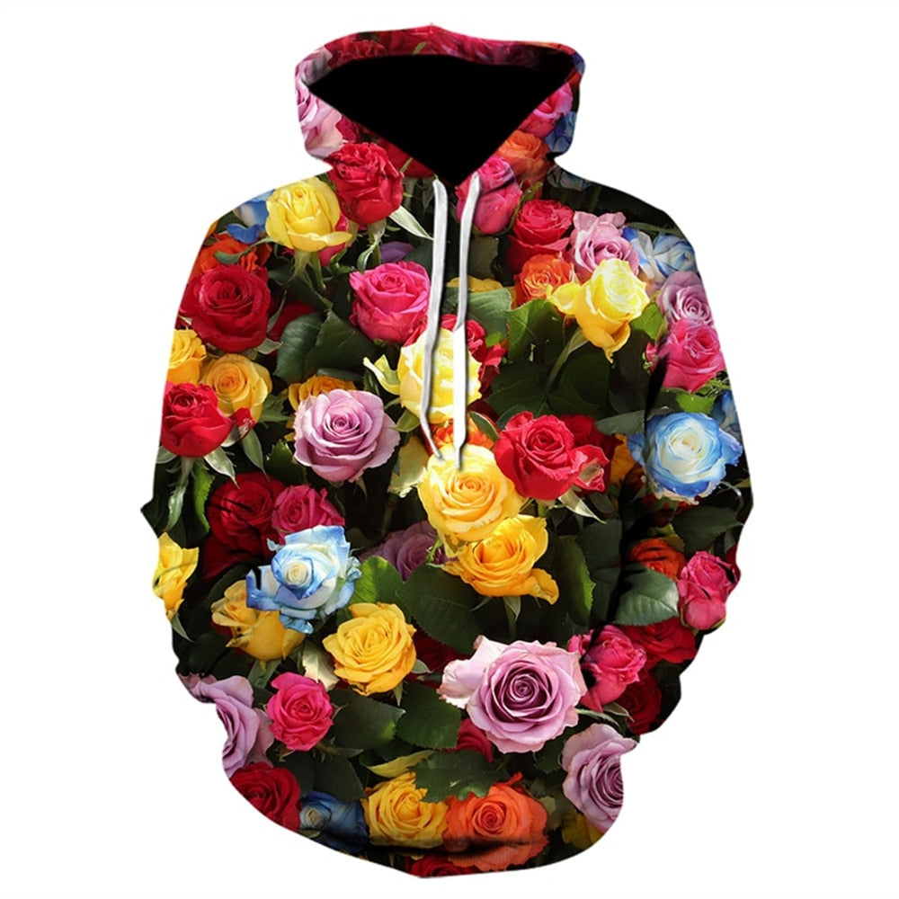 Pull Fleuri <br> Pétale de Fleur Multicolore