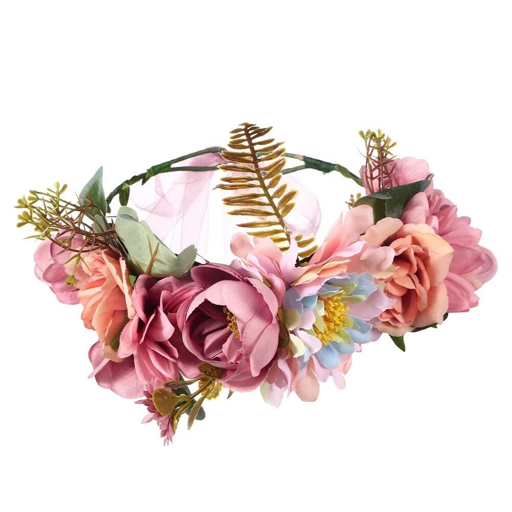 Couronne De Fleurs <br> Design Réaliste