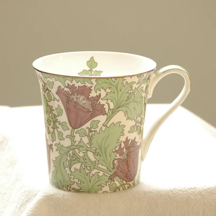 Tasse Fleurie <br> Porcelaine Design