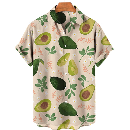 Chemise A fleur Homme <br> Fashion Fruit