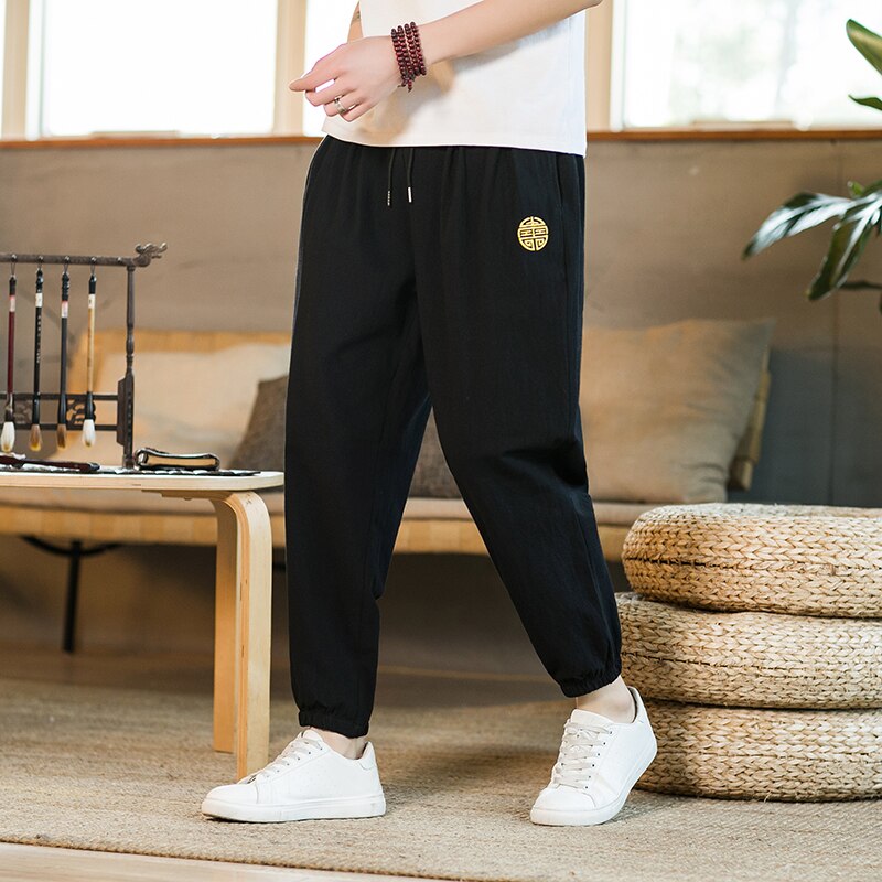 Pantalon Lin Homme <br> Décontracté