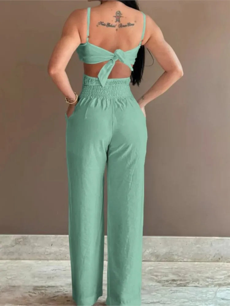 Women's Floral Pantsuit