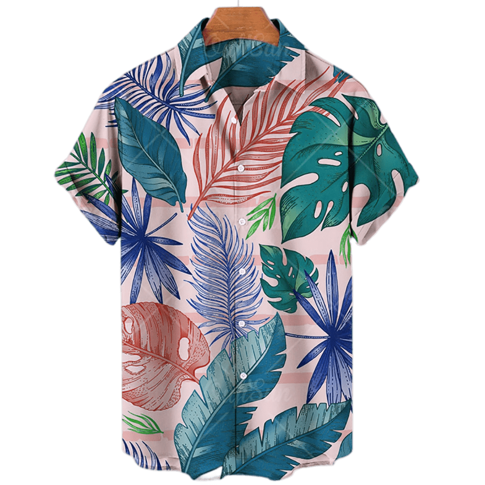 Chemise A Fleur Homme<br> Coloré