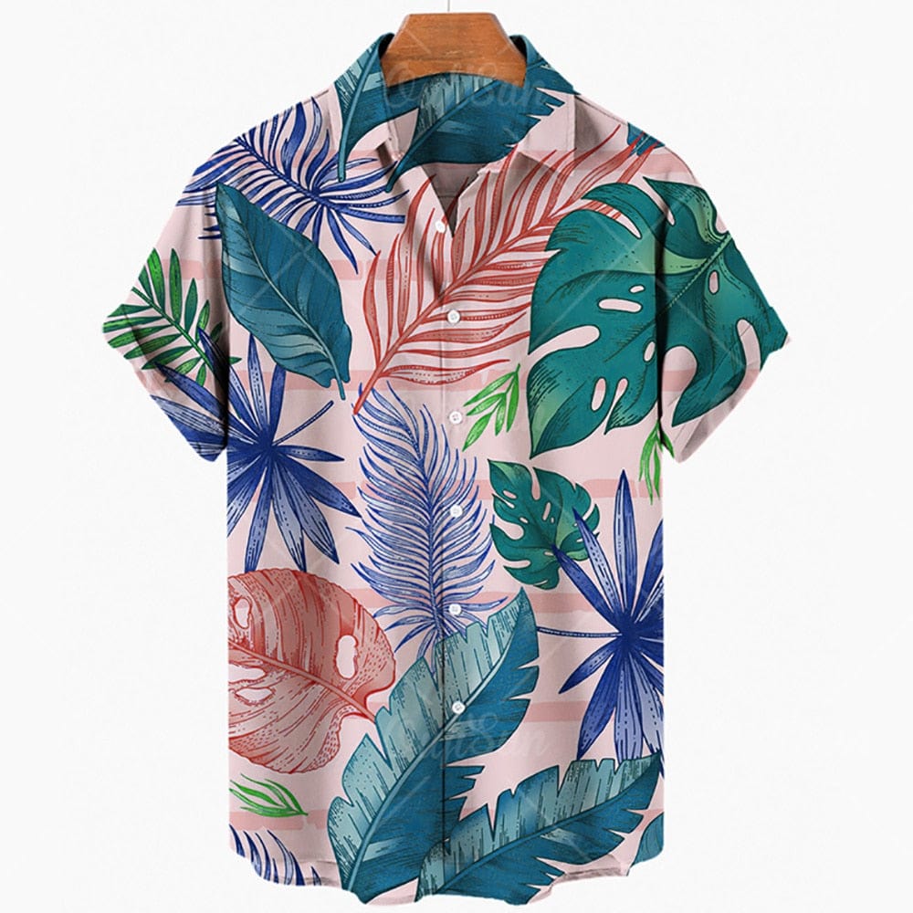 Chemise A Fleur Homme<br> Palmier