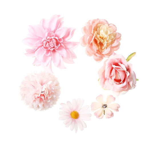 Pince Fleur <br> Rose Cheveux