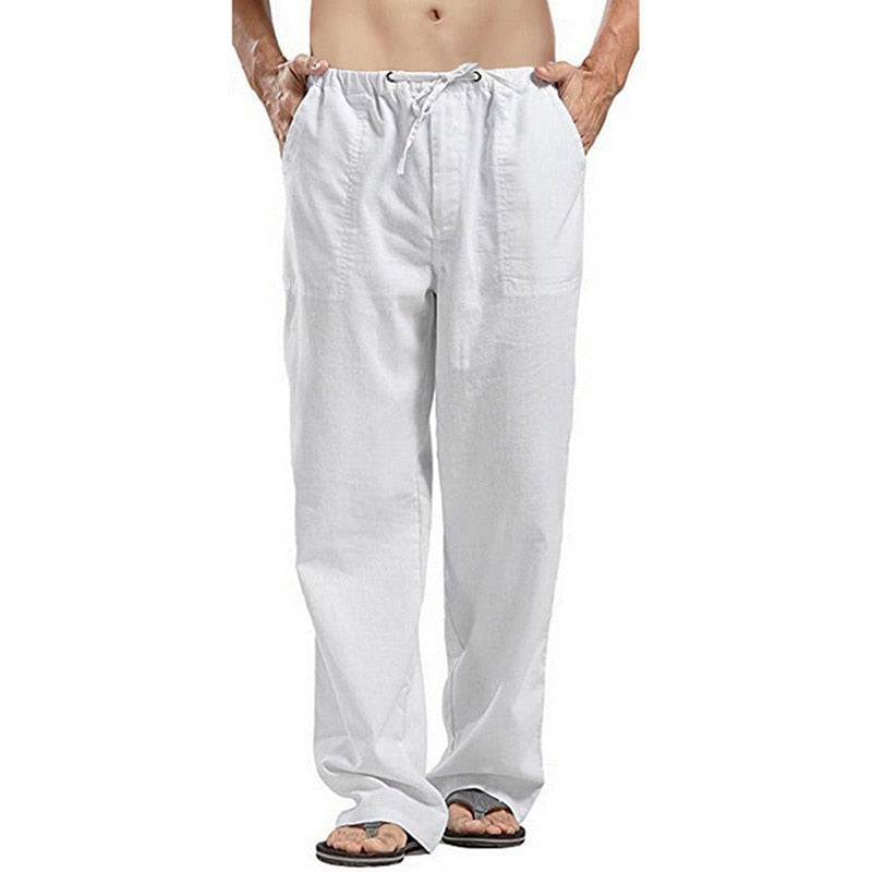 Pantalon Lin Homme <br> Epuré