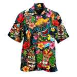 Chemise A Fleur Homme  Hawaïenne Jungle