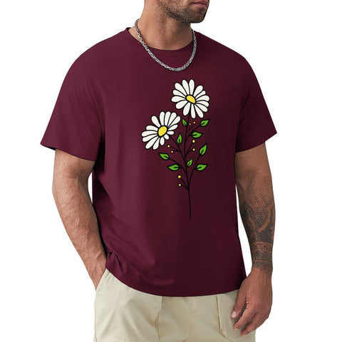 T-Shirt Fleur Premium  Marguerite Cartoon