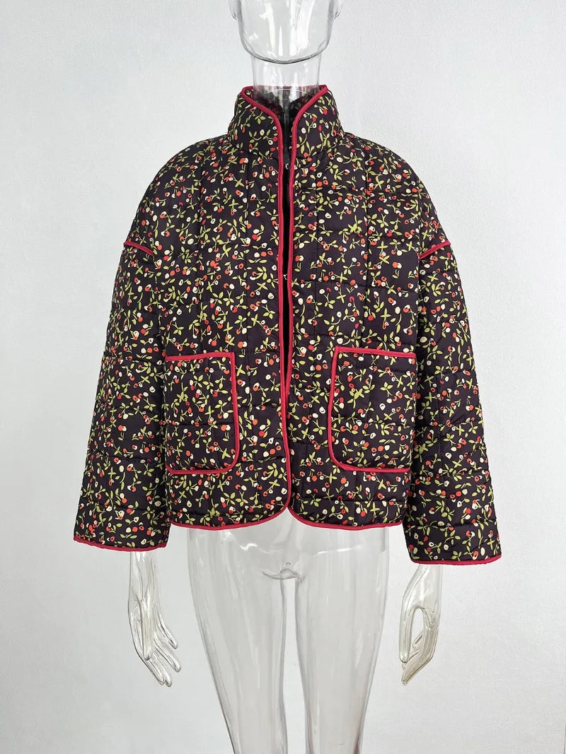 Veste Fleurie A Motif