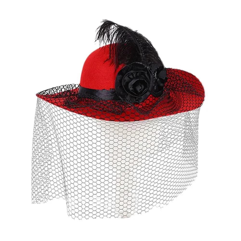 Chapeau Fleurie <br> Voile Rouge