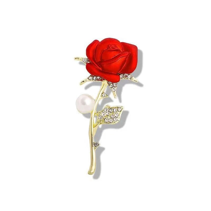 Broche Fleur <br> Mariage Tulipe Perle