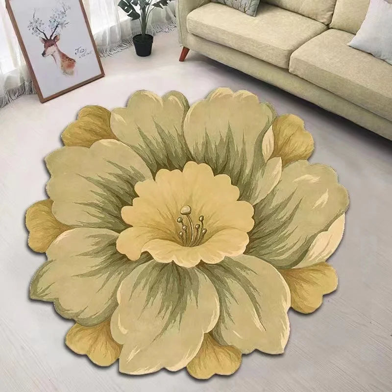 Tapis Fleur <br> Kaki