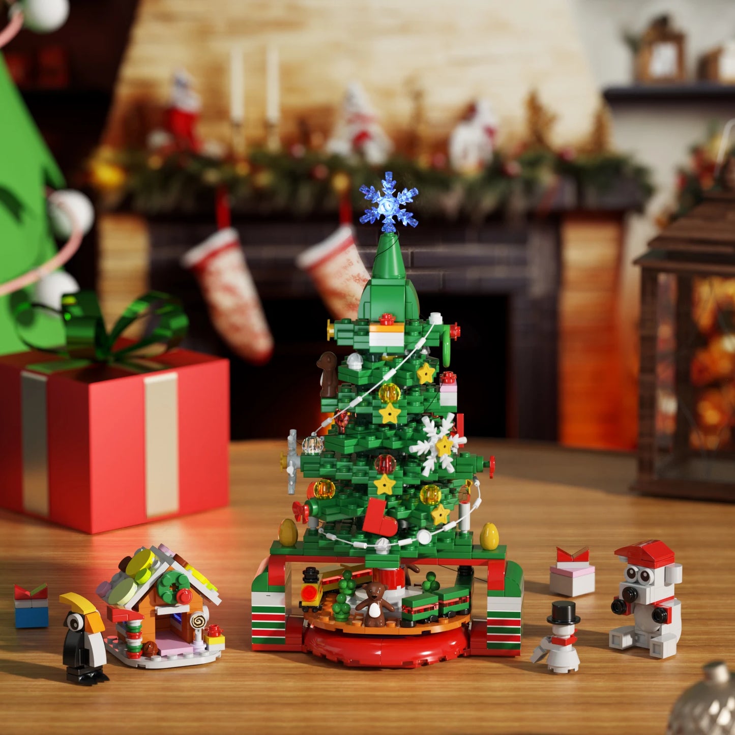 árbol de navidad lego