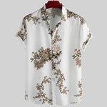 Chemise A Fleur Homme  Design Simple Oiseau