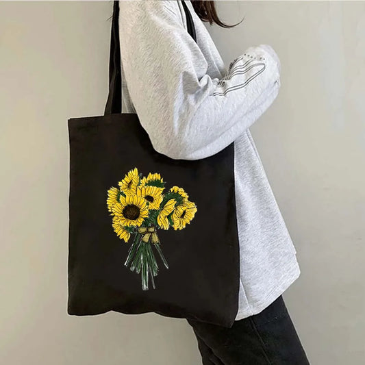 Tote Bag <br> Fleuri Bouquet Marguerite