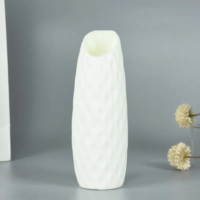 Vase Fleur <br> Blanc Grand