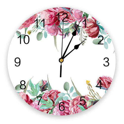 Horloge Fleurie   Moderne Design