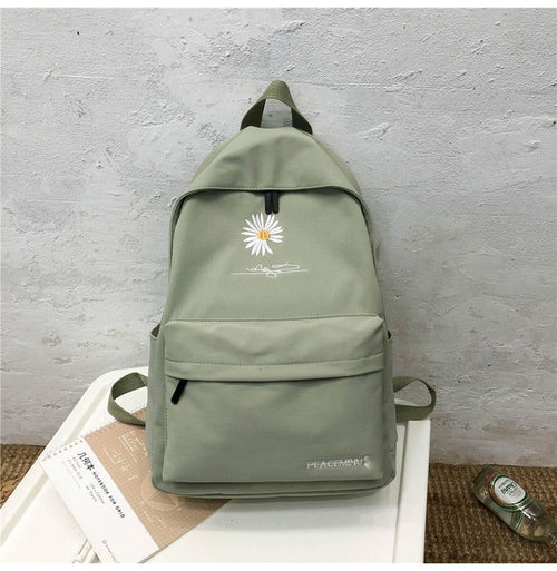 Cartera de flores   Verde minimalista limpio