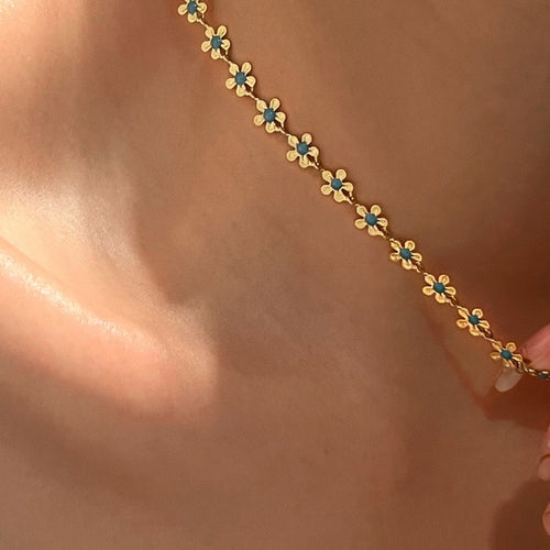 Collier Fleur   Marguerite Epuré