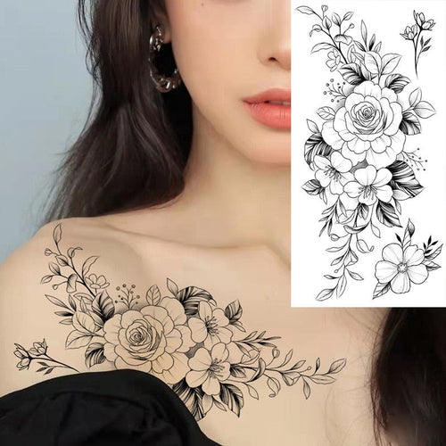 Tatouage Fleur   Torse