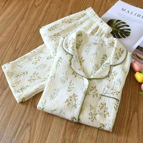 Pyjama Femme Fleur Hiver