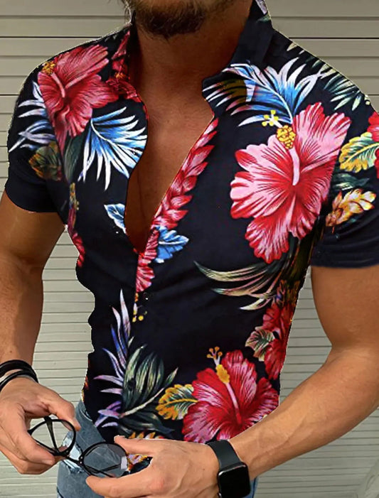 Chemise A Fleurs Pour Homme - Plante Paradise