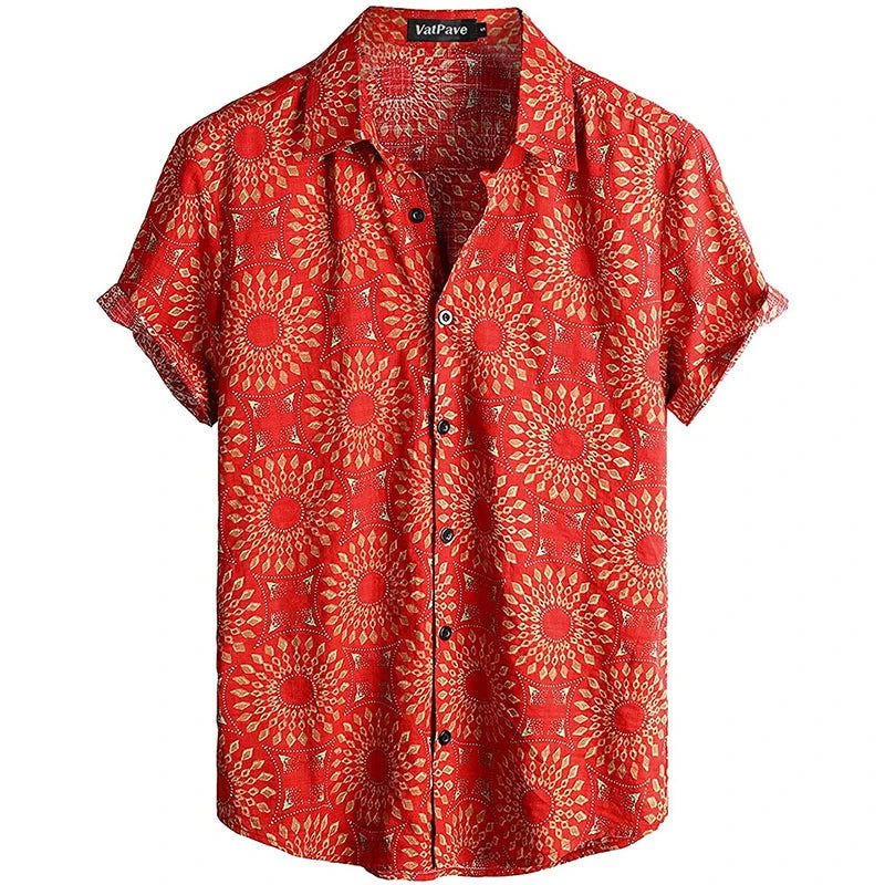 Chemise Fleurie Homme Design Tropical