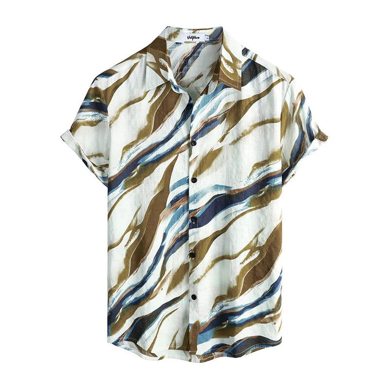 Chemise Fleurie Homme Design Tropical