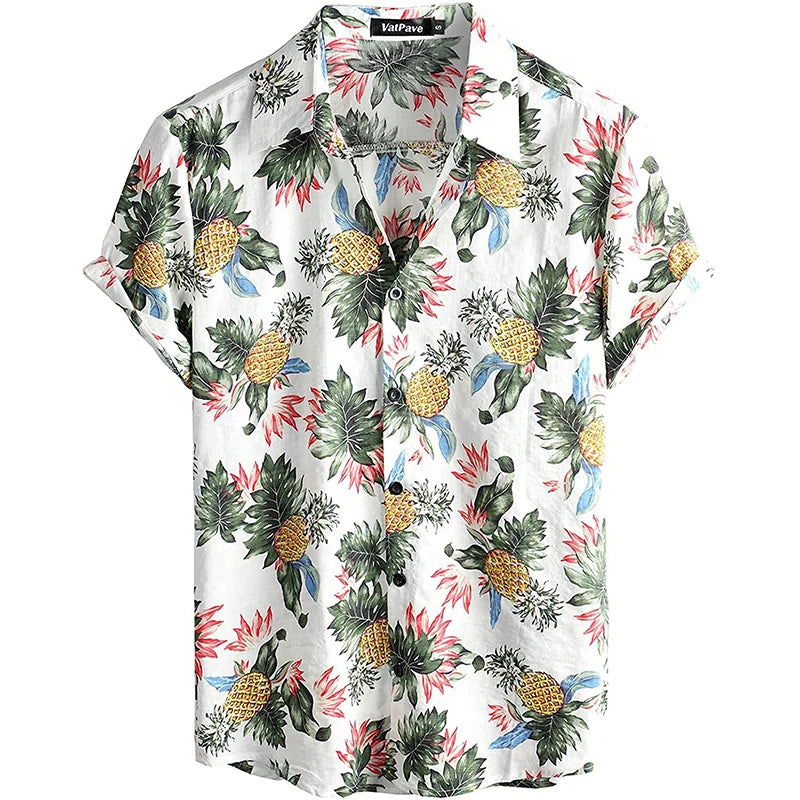 Chemise Fleurie Homme Design Tropical