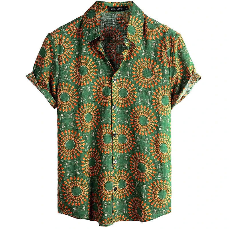 Chemise Fleurie Homme Design Tropical
