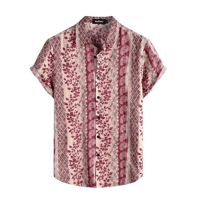 Chemise Fleurie Homme Design Tropical