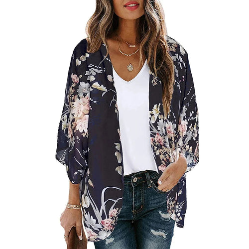Women's Floral Kimono