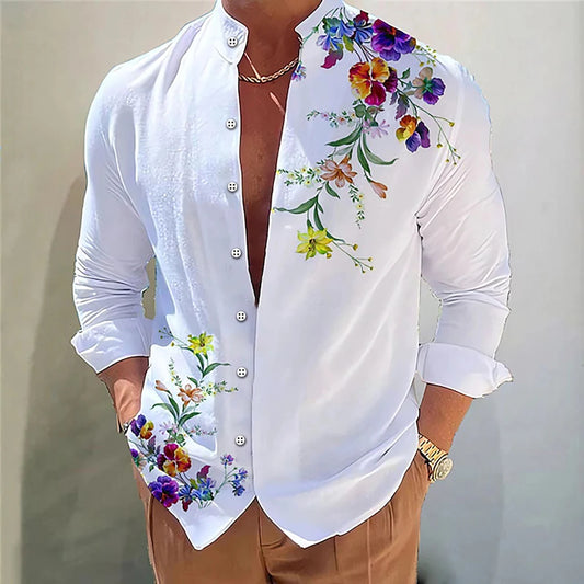 Chemise A Fleur Homme Casual - Plante Paradise