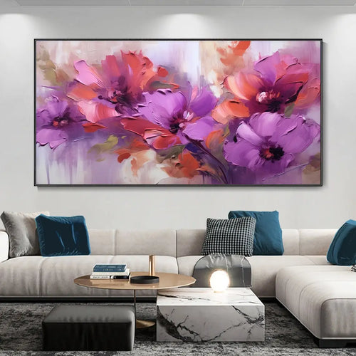 Tableau Fleur   Violette