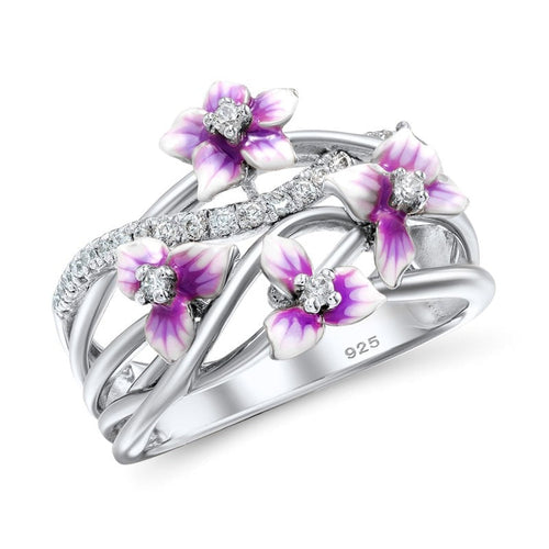 Bague Fleur   Multiple (Argent)